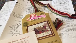 Vintage Crewel Kit Unboxing --- Floss Tube Extra