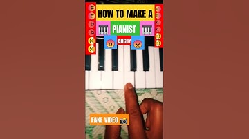 How To Make A Pianist Angry 💢😡 #piano #pianotutorial #shorts  #tutorial #trend #viral #fakevideo