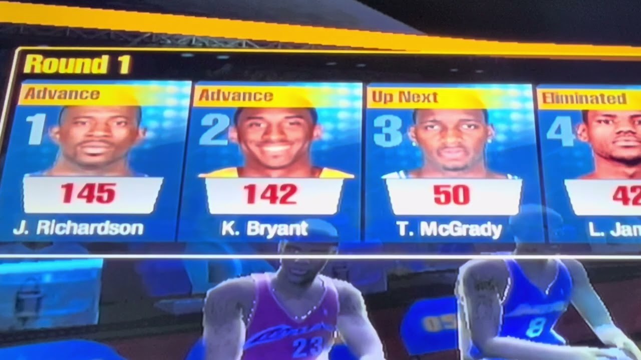  NBA live 05 dunk contest pt1