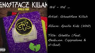 18h - 19h ... (Ghostface Killah / Ghetto)