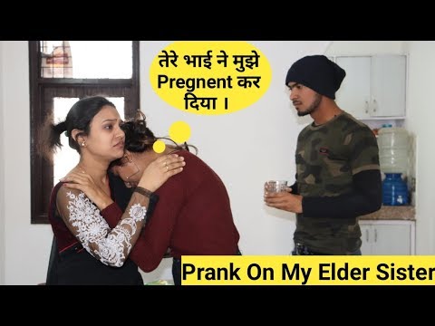 pregnent-prank-on-my-elder-sister-with-my-friend-toshi-|-crispy-prank-tv