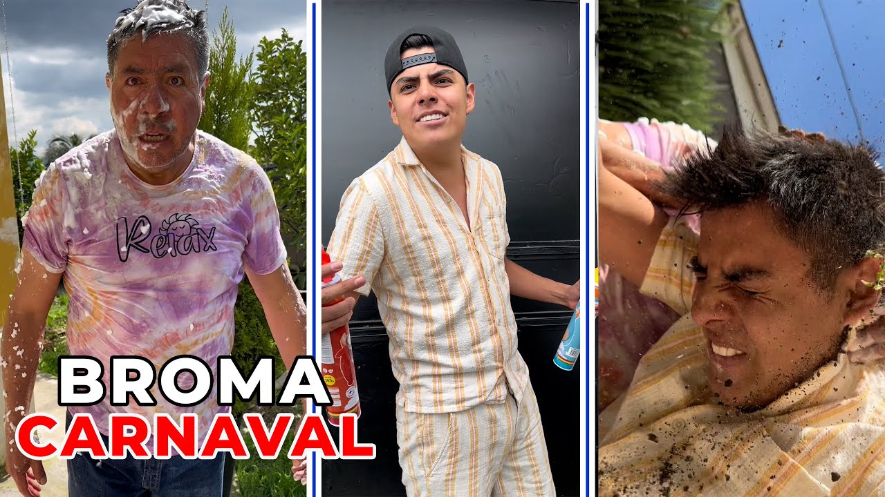 LE HACEMOS UNA BROMA AL VIEJO DE CARNAVAL *se enojó* | Los Morales