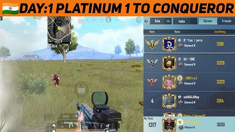 🔥DAY1-🇮🇳 PLATINUM 1 TO CONQUEROR SOLO FPP RANK PUSH C2S5 | CONQUEROR IS EASY IN BGMI | Fluid Gaming