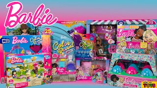 Barbie Toy Collection Unboxing (ASMR) | Mega Color Reveal
