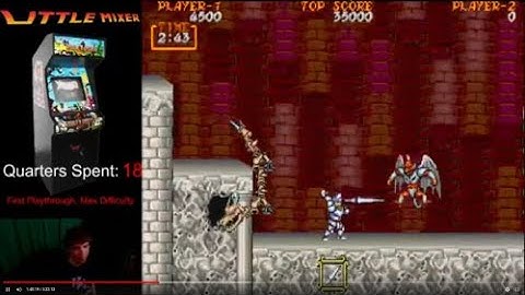 Little MIXER plays Ghouls N Ghosts(Arcade, JPN version) - Hardest Difficulty - First Playthrough