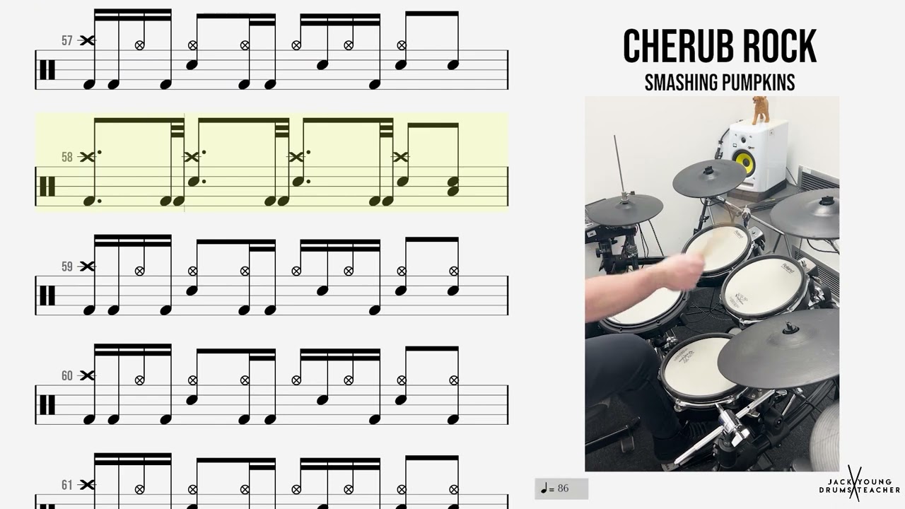 How to Play 🥁 Cherub Rock Smashing Pumpkins - YouTube