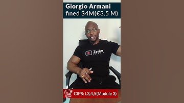 SUBCONTRACTING GONE WRONG: Giorgio Armani and the $4 million fine!