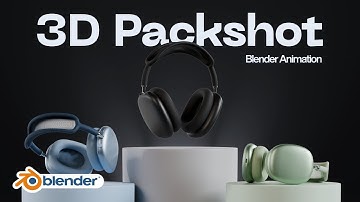 Apple AirPods Max 3D Packshot | Blender Product Animation | Product Visualization & Motion Graphics