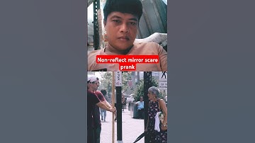 mirror scare prank Non-reflect #funny #prank #comedy