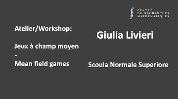 Giulia Livieri: N -player games and mean field games of moderate interactions