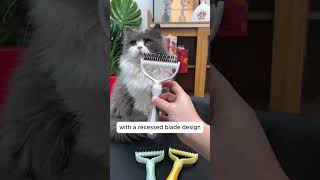 Control Shedding And Keep Your Pet Happy With This Deshedding Comb Grooming Brushgrab It Today