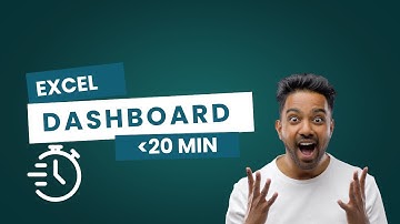 Create an Excel Dashboard in Under 20 Minutes (Step-by-Step Tutorial)