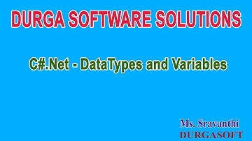 C# Net  DataTypes and Variables