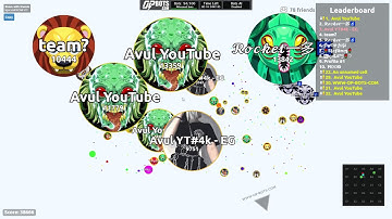 AGAR.IO GAMEPLAY WITH 100 BOTS || OP-BOTS.COM 2021
