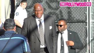 Magic Johnson Autographs Los Angeles Lakers Jerseys For Fans At Jimmy Kimmel Live In Hollywood, Ca