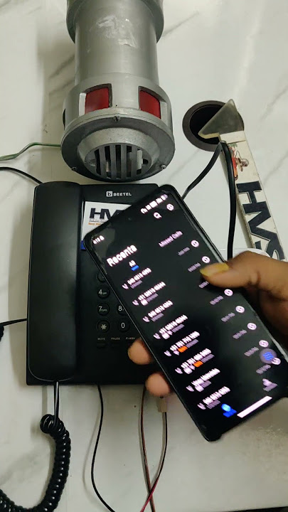 Land phone enabled Hooter - Siren 🚨