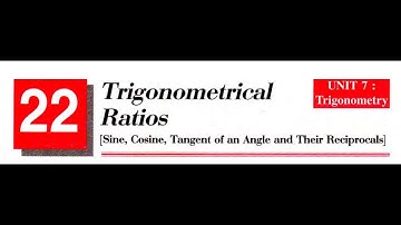 Ex22A Q19 20 Class 9 ICSE TRIGONOMETRY SELINA Solutions concise mathematics solutions Class 10 CBSE