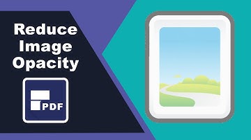 How to reduce image opacity in PDF using pdfelement