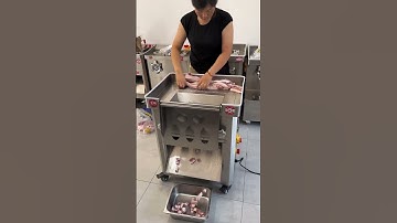 Single-phase electric meat slicer, multi-purpose for slicing, shredding and dicing