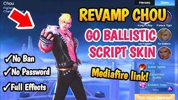 CHOU GO BALLISTIC SCRIPT SKIN ✓No Ban ✓No Password ✓Full Effects