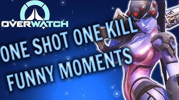OVERWATCH: ONE SHOT ONE KILL FUNNY MOMENTS [WIDOWMAKER GAMEPLAY]