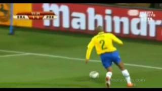 World Cup 2010:Brazil VS Korea DPR 2-1 15/6/2010.mp4