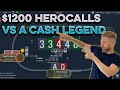 CRAZY $1200 HEROCALL WITH A-HIGH - Poker Ambition Stream Highlights