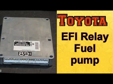 Video: EFI relay Toyota ni nini?