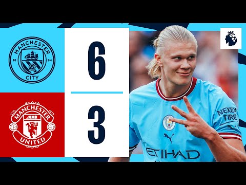 HIGHLIGHTS | HAALAND & FODEN HAT-TRICKS IN THE DERBY | Man City 6-3 Man United | Premier League