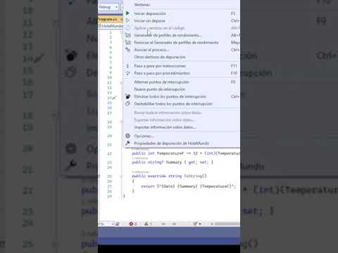 F10 para Depurar código C# con Visual Studio  #TipsVisualStudio #TipsCsharp