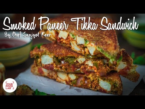 Smoked Paneer Tikka Sandwich