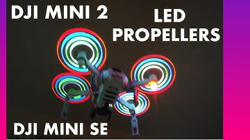 DJI MINI SE & MINI 2 LOW NOISE LED Enhance Performance PROPELLERS BY STARTRC & FIREHOUSE STROBE LITE