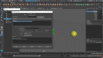 21. 마야리깅기초maya rigging_basic_expression editor2