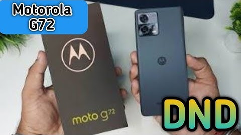 How to enable DND in Motorola G72, how to enable do not disturb in Motorola G72,
