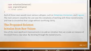Simplifying SWIFT Nested Enums for Better Code Management Profile