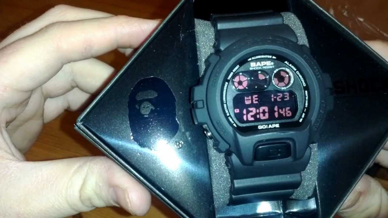 gshock dw6900 bape