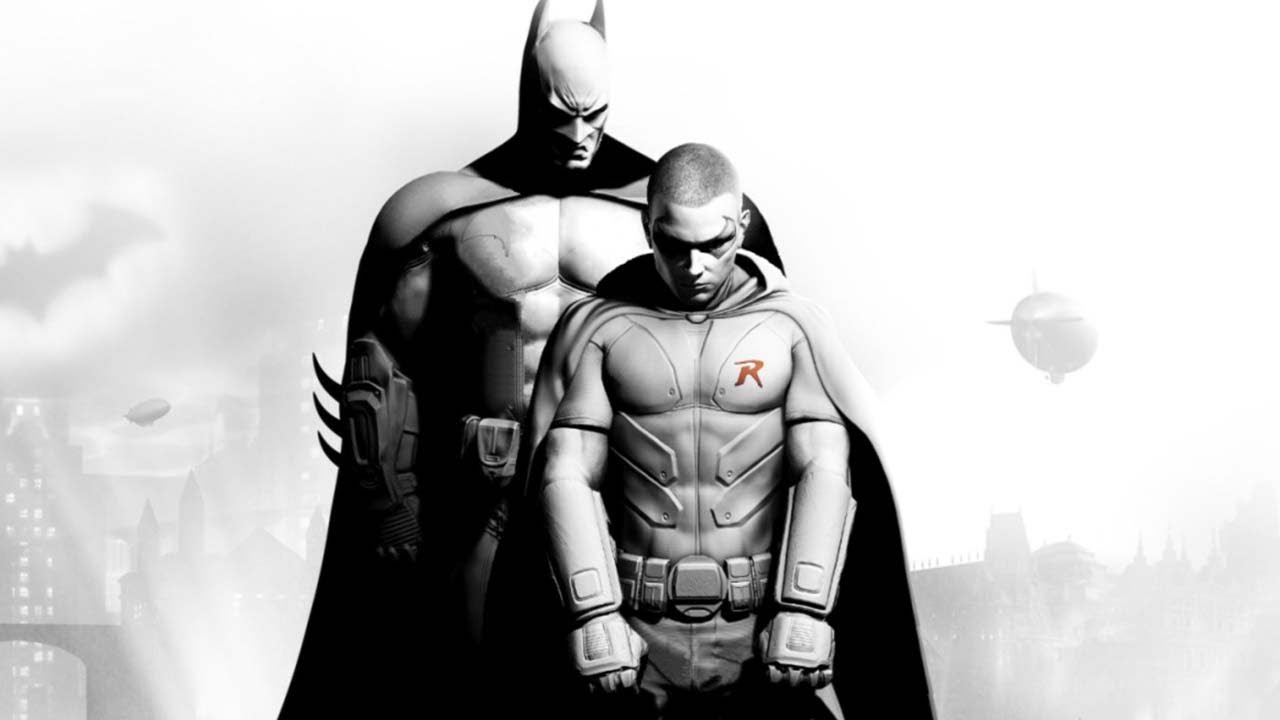 R batman. Batman Arkham City game.