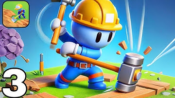 Scrape Master - Gameplay Walkthrough Part#3 Clear and Construct Android