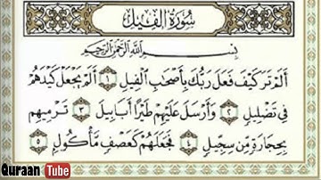 سورة الفيل الشيخ أحمد بن علي العجمي HD