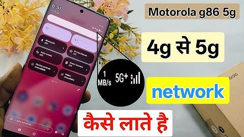 Motorola g86 me 5g network kaise laye | moto g86 5g network setting | network issue
