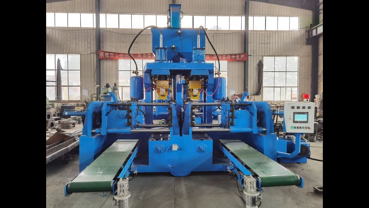 Shell Core Machine Animated Image Double station Vertical shell core machine,Hot box core shooter,Core ...