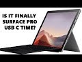 Surface Pro 7 - Finally with USB C (But No Thunderbolt)?!