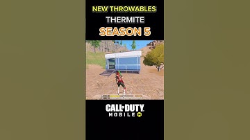 NEW Thermite Throwables in BR SEASON 5  Cod Mobile #shorts #codm