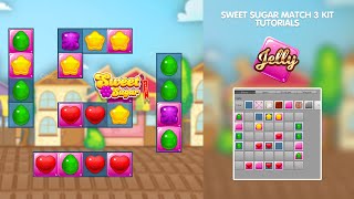 Sweet Sugar Match 3 Tool Kit for Unity. Tutorial: how to create new levels: JELLY screenshot 4