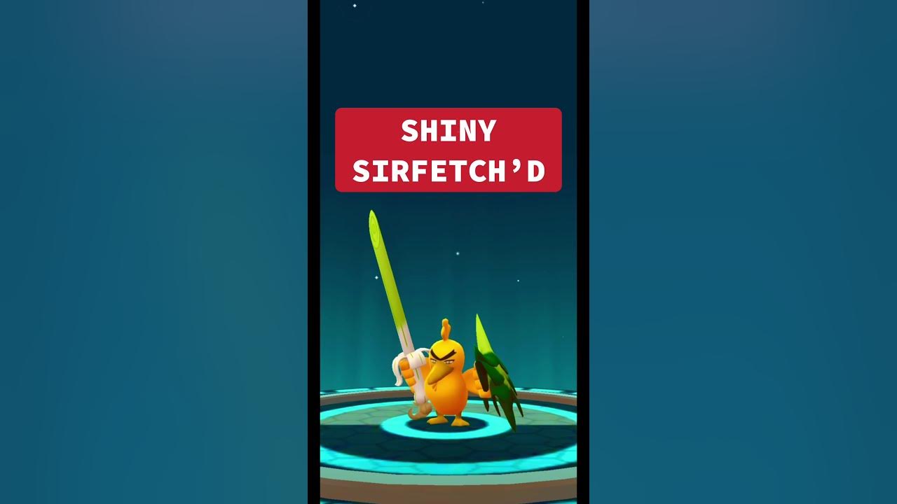 Sirfetch'd ( Galarian Farfetch'd Evolution ) Pokemon Trade Go