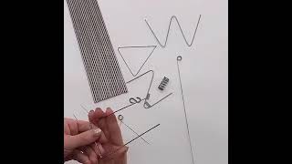 20PC 304 Stainless Steel Spring Bar Diameter 0.2 0.3 0.4 0.5 0.8 0.9