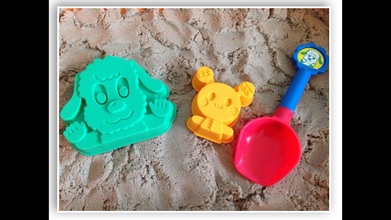 いないいないばあっ！の砂遊びセット♡ワンワンとうーたんのお顔