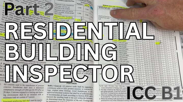 Part 2 ICC Residential Building Inspector (B1) Test Chapters 4-5 || Free online test & commentary