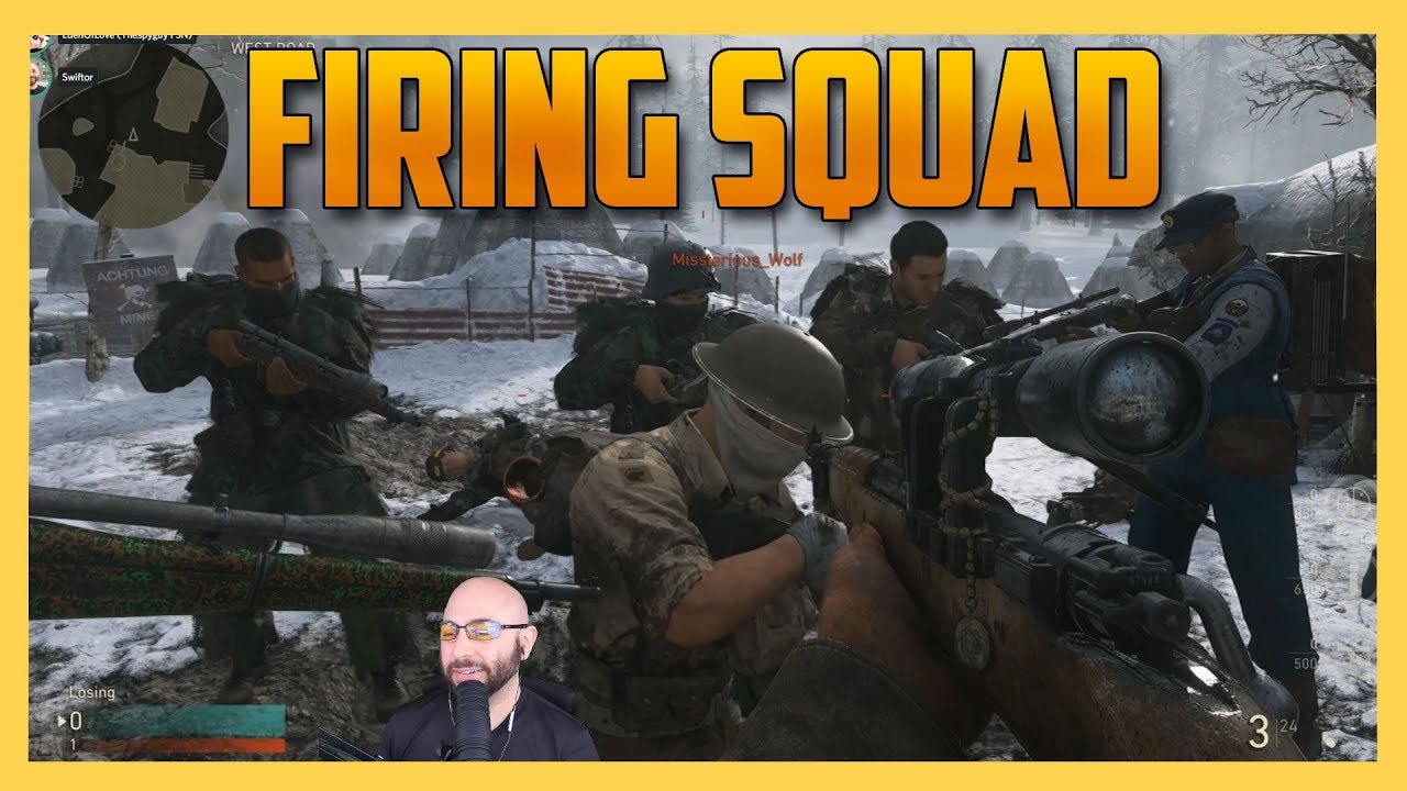 Расстрельная команда! Снайперская рулетка в Арденнах. (Call of Duty: WW2) | Swiftor