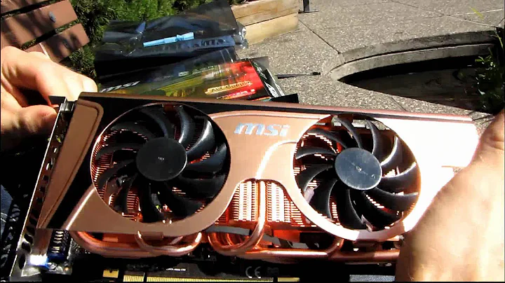 MSI GTX 465 COPPER Twin Frozr Golden Edition : Unboxing & Première Vue